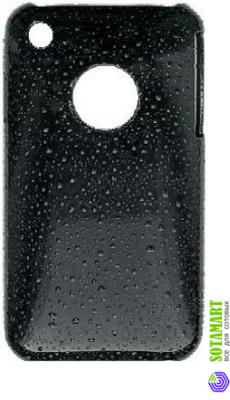 Чехол для Apple iPhone 3G iCover Polka dots-black пластиковый