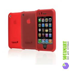 Чехол для Apple iPhone 3G Cygnett Jellybean Red CY-P-3JS пластиковый