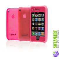 Чехол для Apple iPhone 3GS Cygnett Jellybean Pink CY-P-3JW пластиковый